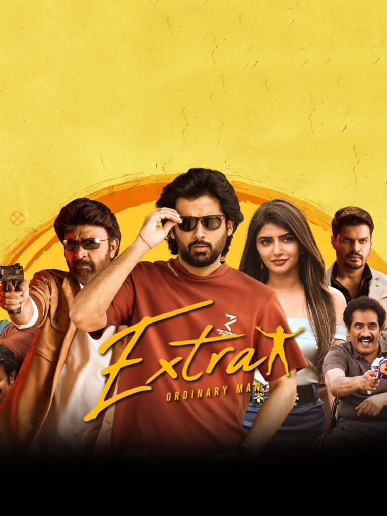 Free HdMovies4u Extra Ordinary Man (2023) (Hindi + Telugu) Dual Audio UnCut South Movie HD ESub