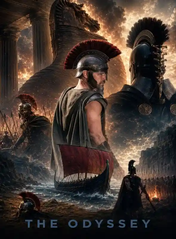 Free Filmyzilla The Odyssey V2 (2026) (Hindi + English) Dual Audio Hollywood Movie IMAX HQCam