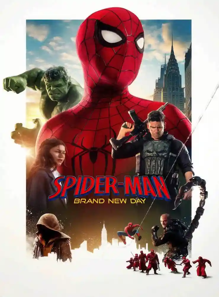 Free Filmyzilla Spider-Man – Brand New Day (2026) (Hindi + English) Dual Audio MCU Hollywood Movie PreDvD
